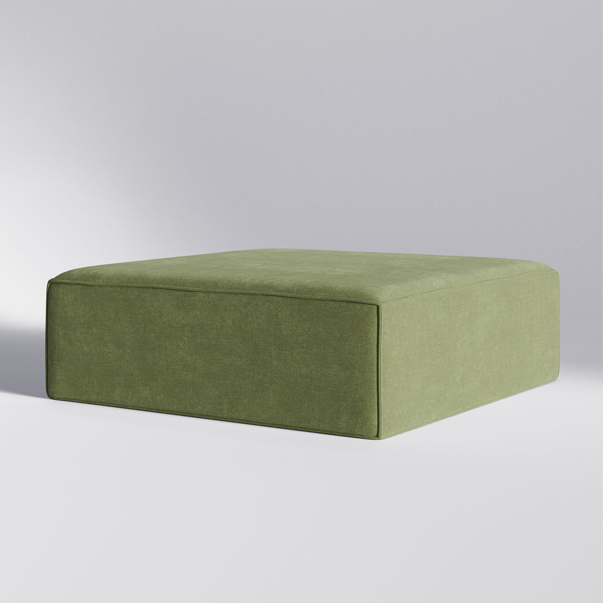 Grønt Moduri Lounge pufmodul fra Zederkof med enkelt, moderne design