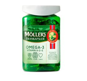 Detaljeret produktbillede af Orkla Møllers Tran kapsler 150 kaps. på tilbud