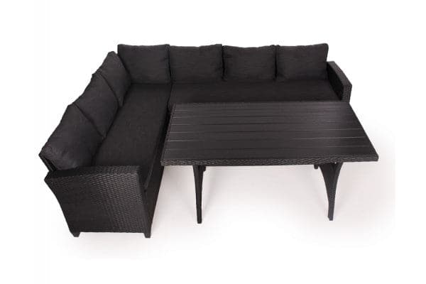 Møn Dining-sæt - Sort ❤ Stort online udvalg i Gozomo.dk ❤ Billig fragt og hurtig levering 2 - 5 hverdage ❤ Varenummer: HML-DK2546 / Ean: '5740002301815 på lager - Udsalg på HAVESOFA- OG LOUNGEMØBLER > Diningsæt Spar op til 54% - Over 857 kendte brands på udsalg