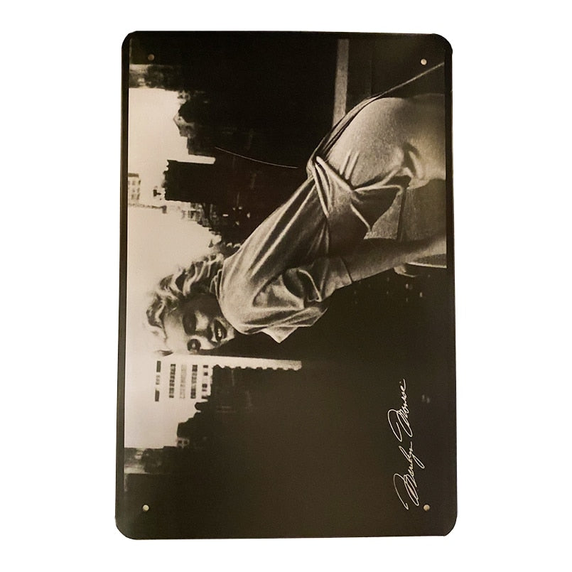Produktbillede af Metalskilt Marilyn Monroe på tilbud