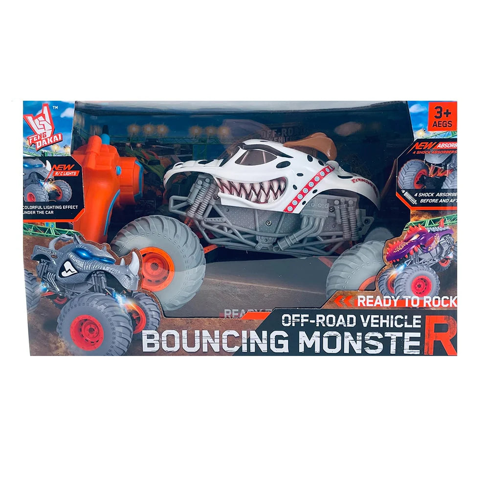 Monster Truck Fjernstyret bil flere forskellige modeller Hvid
