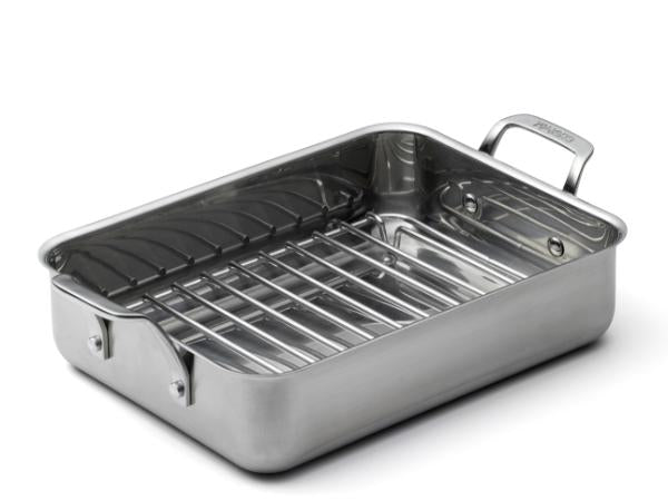 Produktbillede af Morsø Bradepande m/rist 79NORD 40 x 25 x 10 cm Rustfrit stål i premium kvalitet