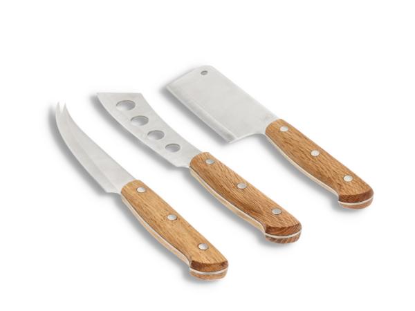 Produktbillede af Morsø Foresta Ostesæt 3 dele Eg/Rustfri stål i premium kvalitet