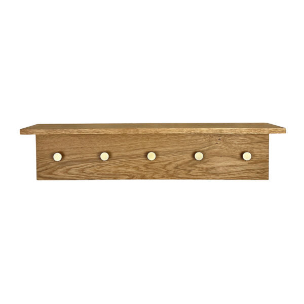 Produktbillede af MOUD Home FJORD Hylde med knager 70 cm i premium kvalitet