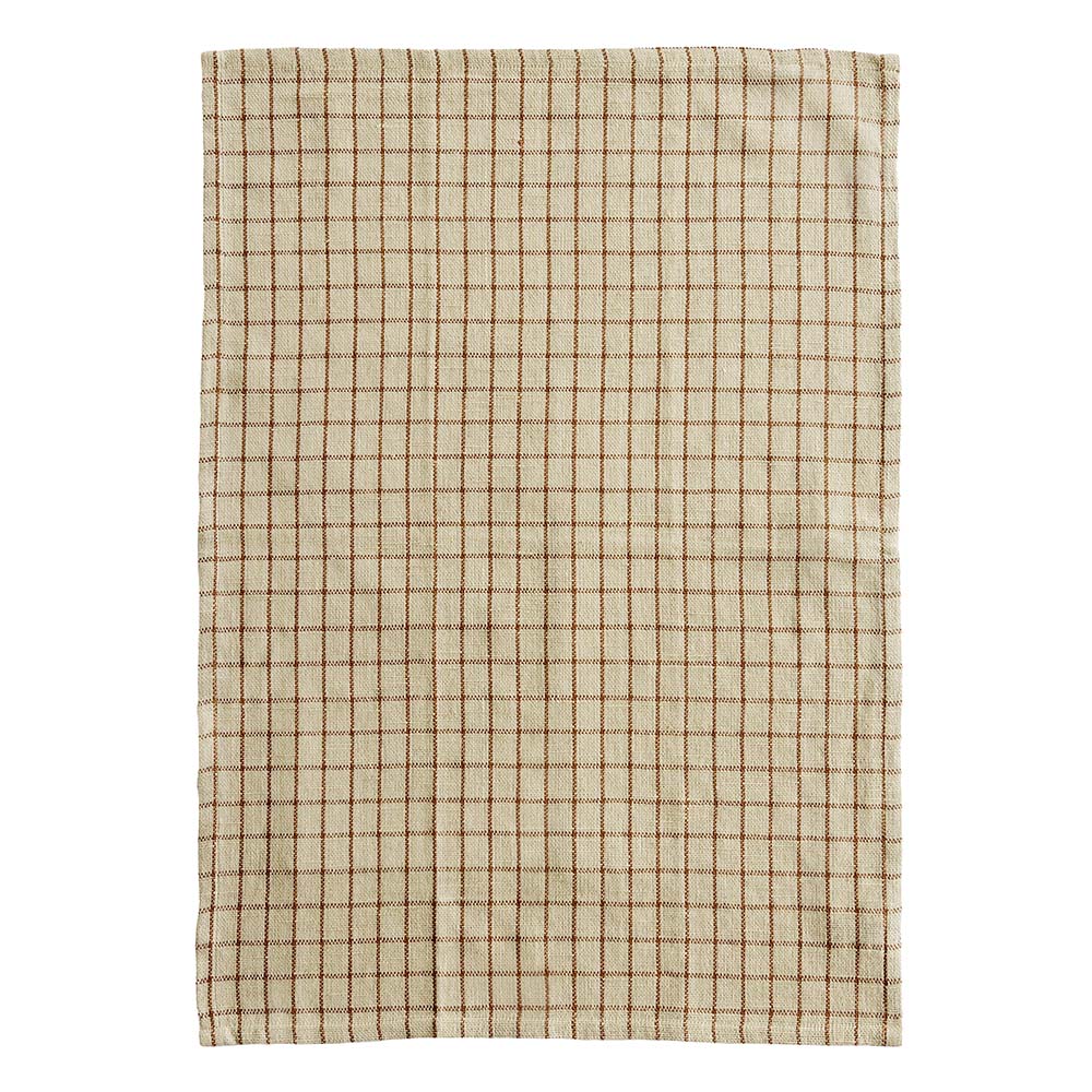 Produktbillede af MOUD Home NORDIC viskestykke sand/brun tern i premium kvalitet