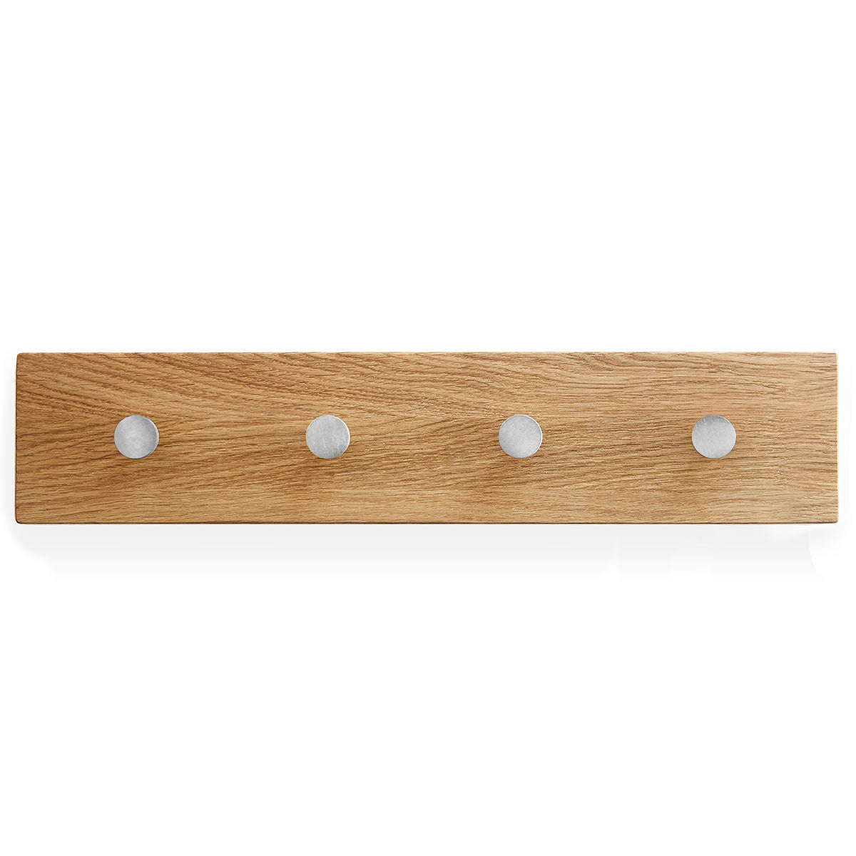 Produktbillede af MOUD Home OAK Knagerække Egetræ Med Stål Knager 50 cm i premium kvalitet
