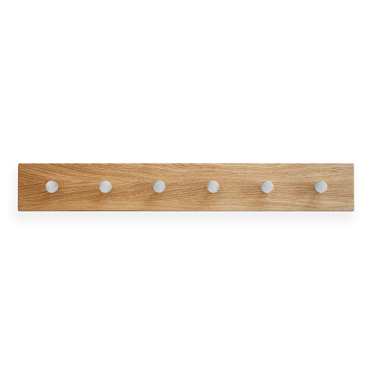 Produktbillede af MOUD Home OAK Knagerække Egetræ Med Stål Knager 70 cm i premium kvalitet