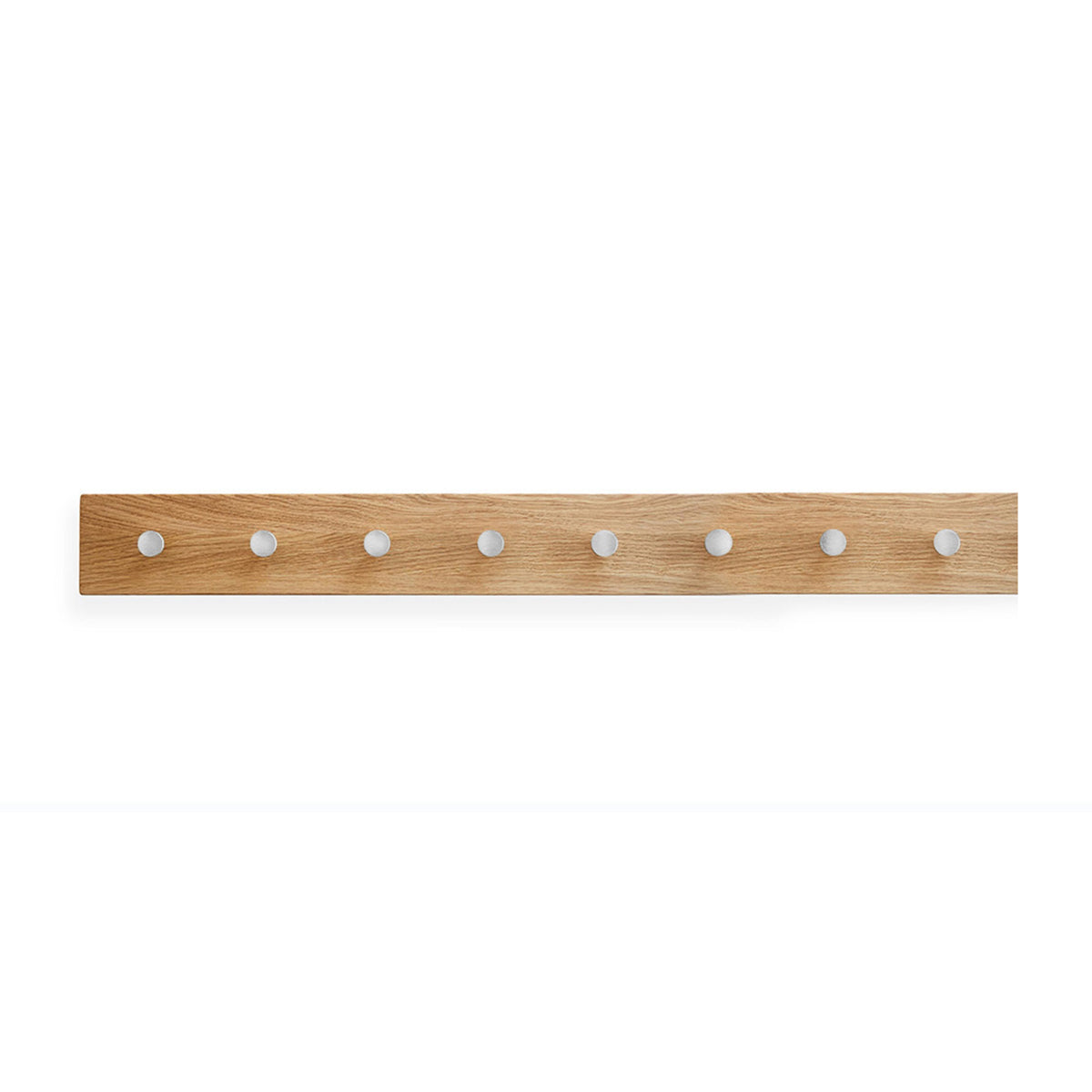 Produktbillede af MOUD Home OAK Knagerække Egetræ Med Stål Knager 100 cm i premium kvalitet