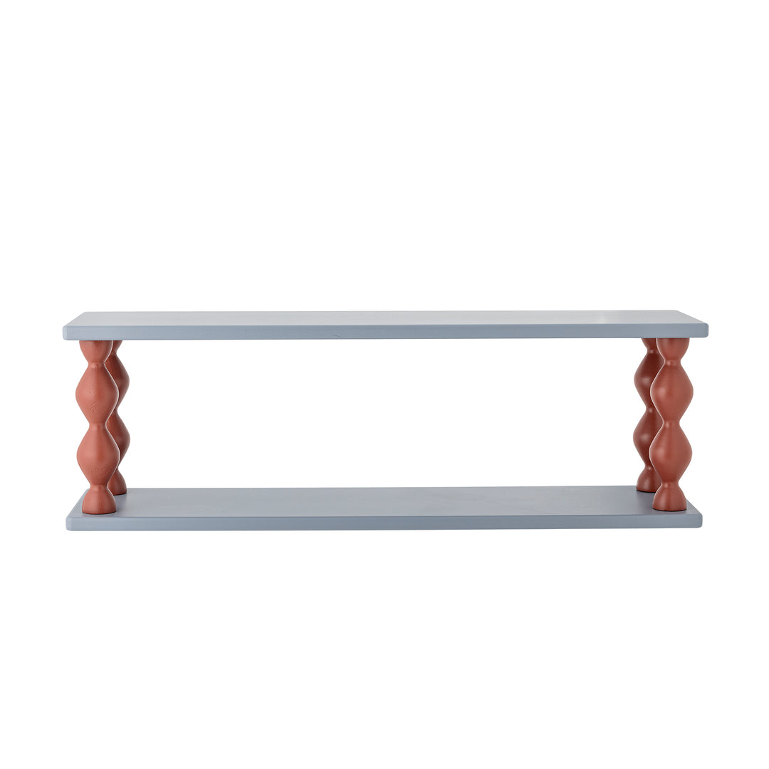 BLOOMINGVILLE MINI Bibiola væghylde til børn blå MDF L80xH26xB20
