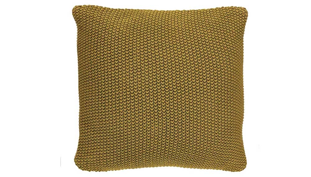 Produktbillede af Marc Ó Polo Nordic knit Pyntepude 50x50 Oil Yellow på tilbud i høj kvalitet