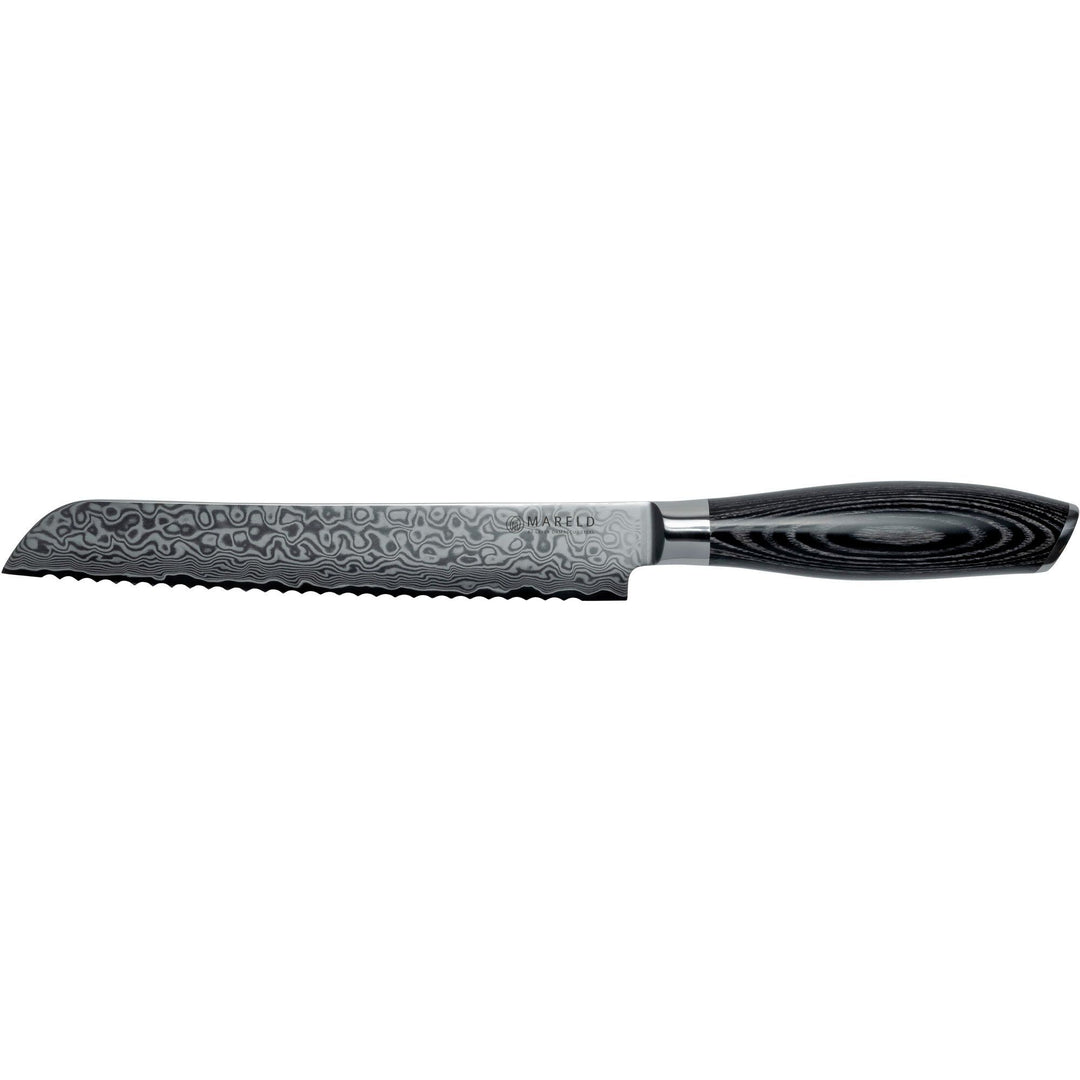 Mareld Mareld Akio brødkniv 20 cm, sort – produktbillede (Brødknive)