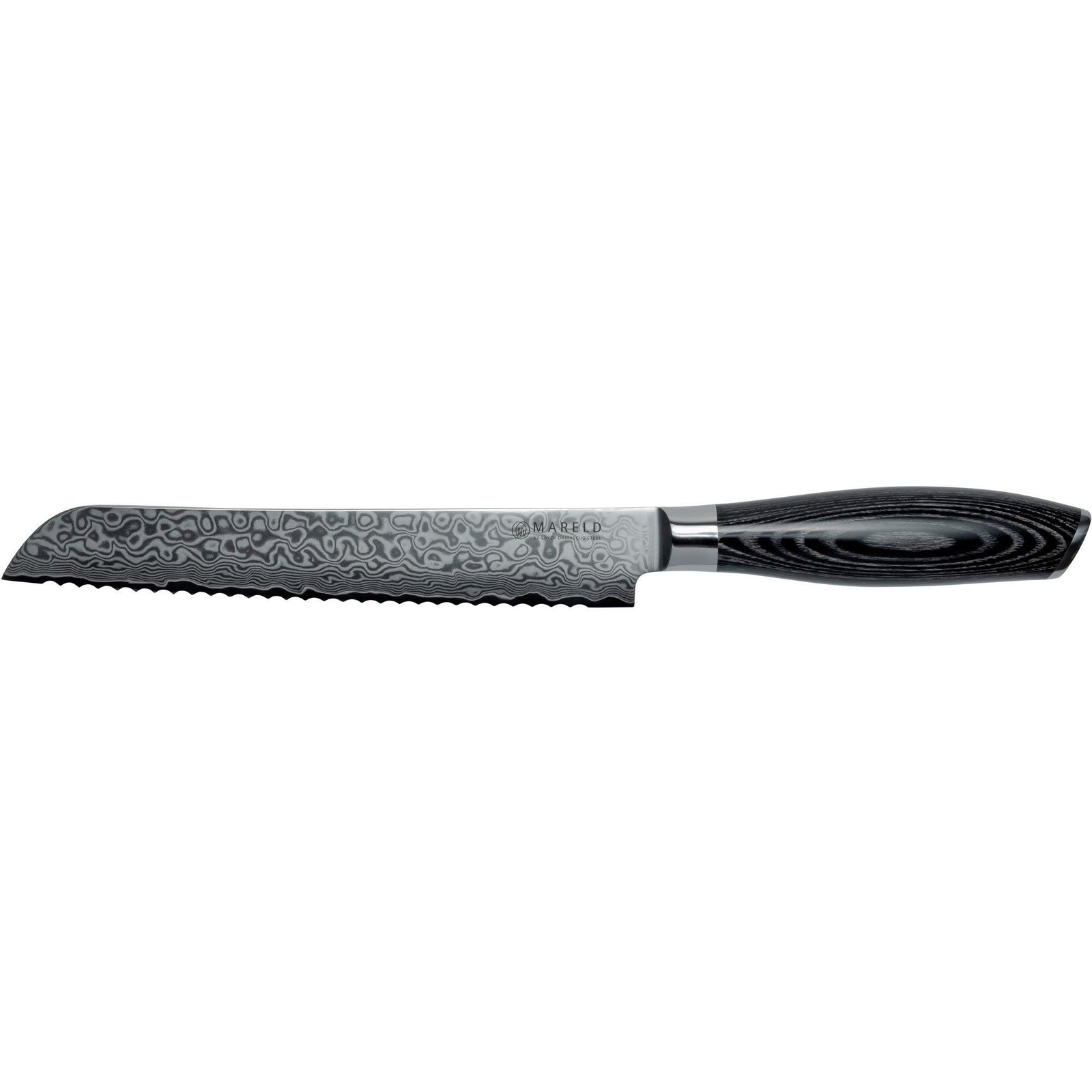 Mareld Mareld Akio brødkniv 20 cm, sort – produktbillede (Brødknive)