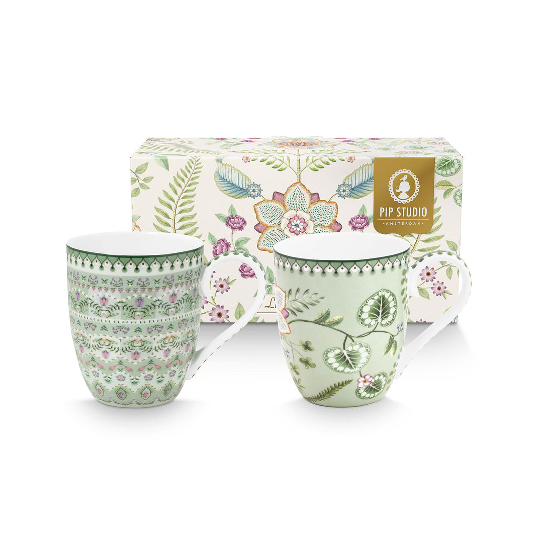Pip studio PIP Studio Lily & Lotus krus 45 cl 2-pak ❤ billede i brug (Krus & Kopper)