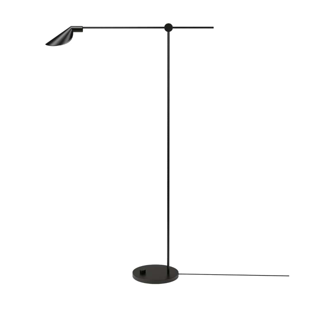 Produktbillede af MS011 Gulvlampe Sort Fritz Hansen i premium kvalitet
