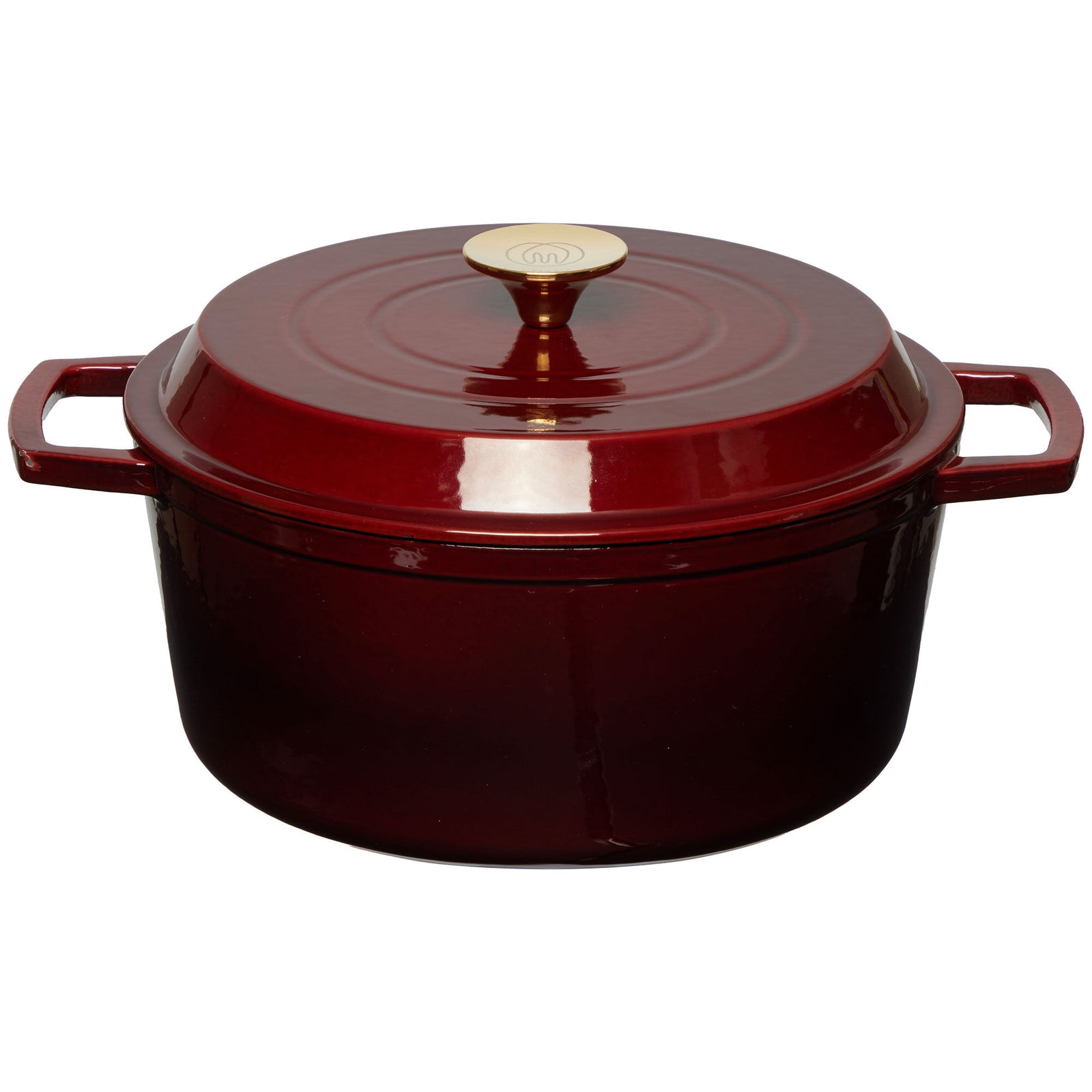 Mareld Mareld Støbejernsgryde 5,0 L, mørkerød ❤ produktbillede (Støbejernsgryde)