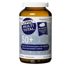 Produktbillede af Livol Multivitamin m.urter 50+ 150 tab. på tilbud