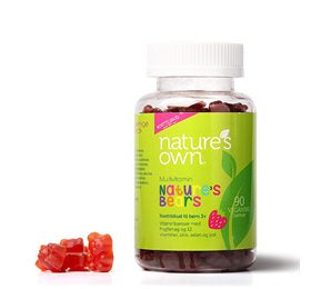 Produktbillede af Natures Own Multivitaminer Nature's Bear 90 gum. på tilbud