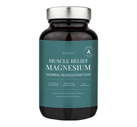 Detaljeret produktbillede af Nordbo Muscle Relief magnesium 90 kap. på tilbud