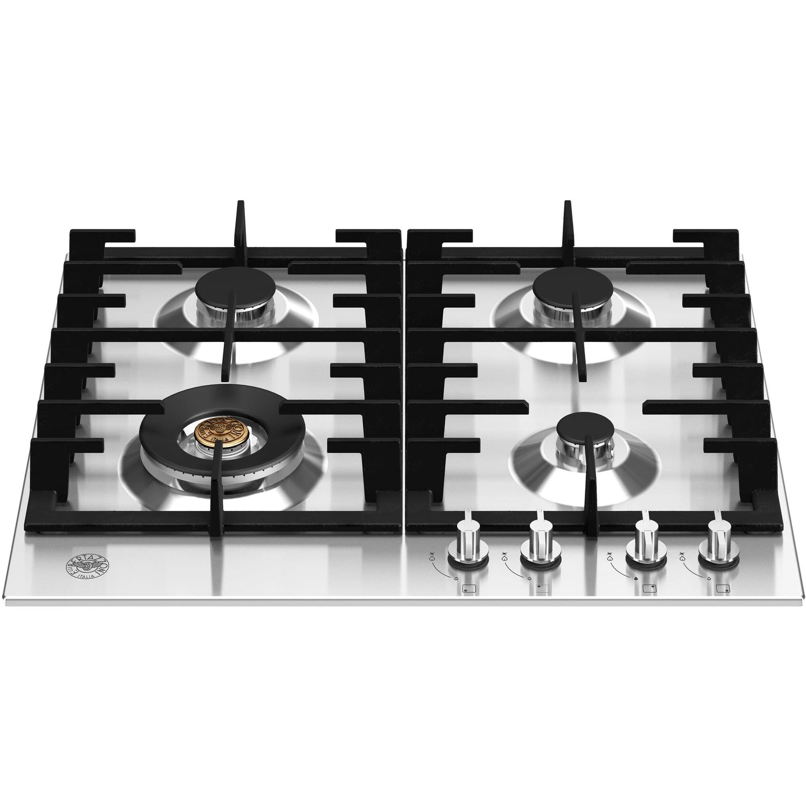 Bertazzoni Bertazzoni Modern P604LMODX gaskomfur stål 60 cm – produktvisning (Komfurer)