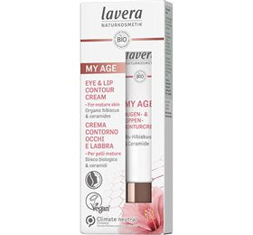 Produktbillede af Lavera MY AGE Eye & Lip contour Cream 15 ml. på tilbud