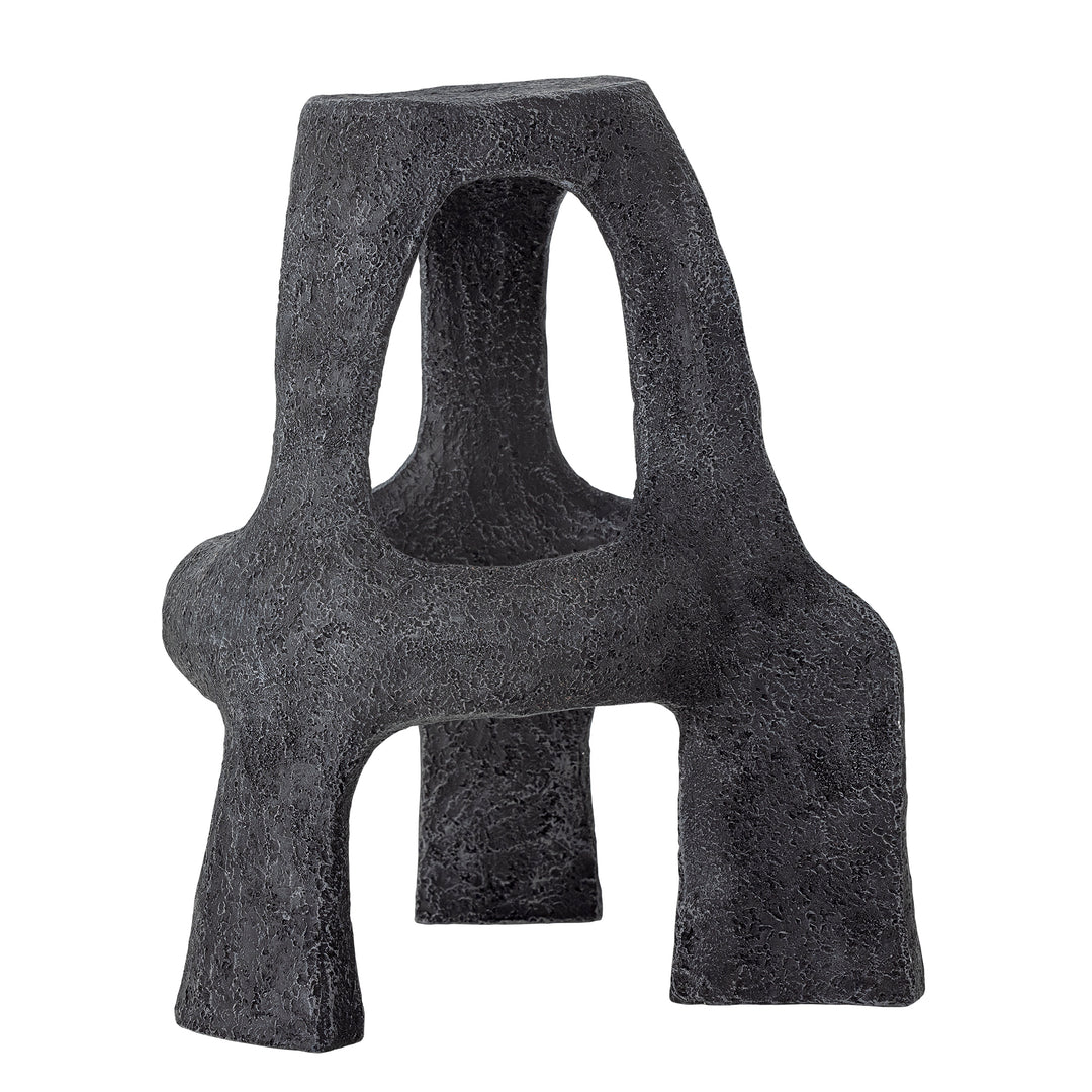 Produktbillede af BLOOMINGVILLE Ombra deko figur sort polyresin i premium kvalitet