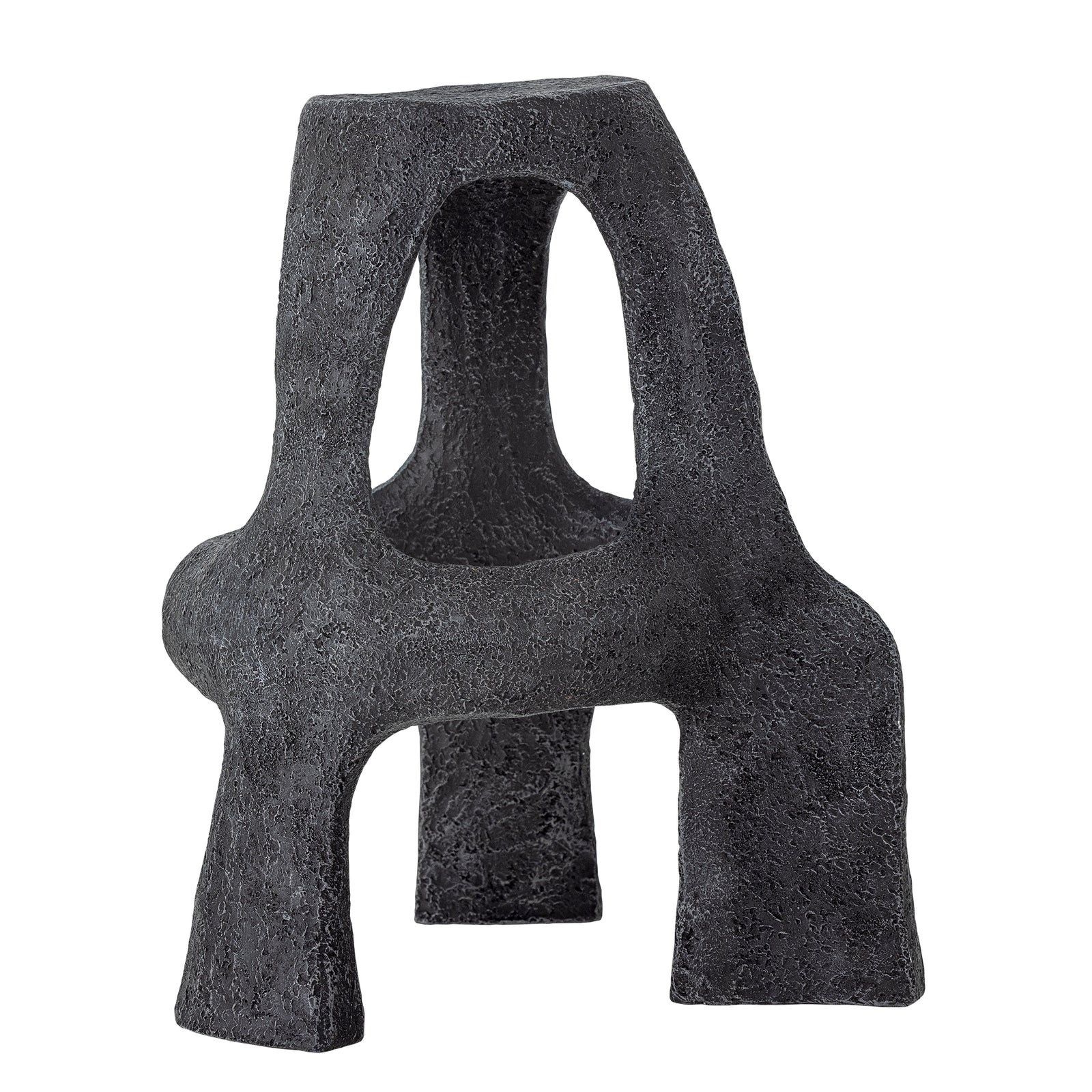 Produktbillede af BLOOMINGVILLE Ombra deko figur sort polyresin i premium kvalitet