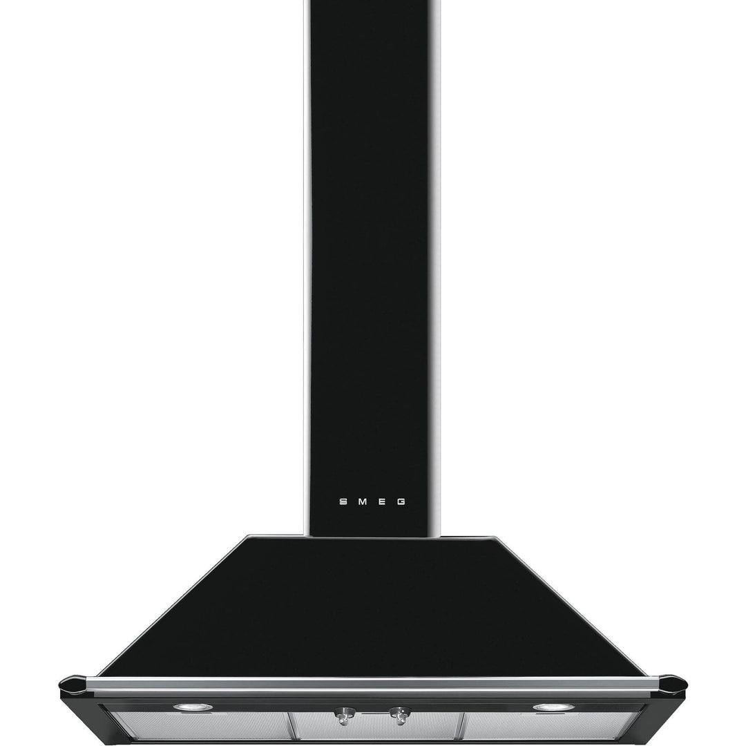 Smeg Smeg KT90BLE 90cm Victoria Væghængt Emhætte, Sort – produktbillede (Emhætter)