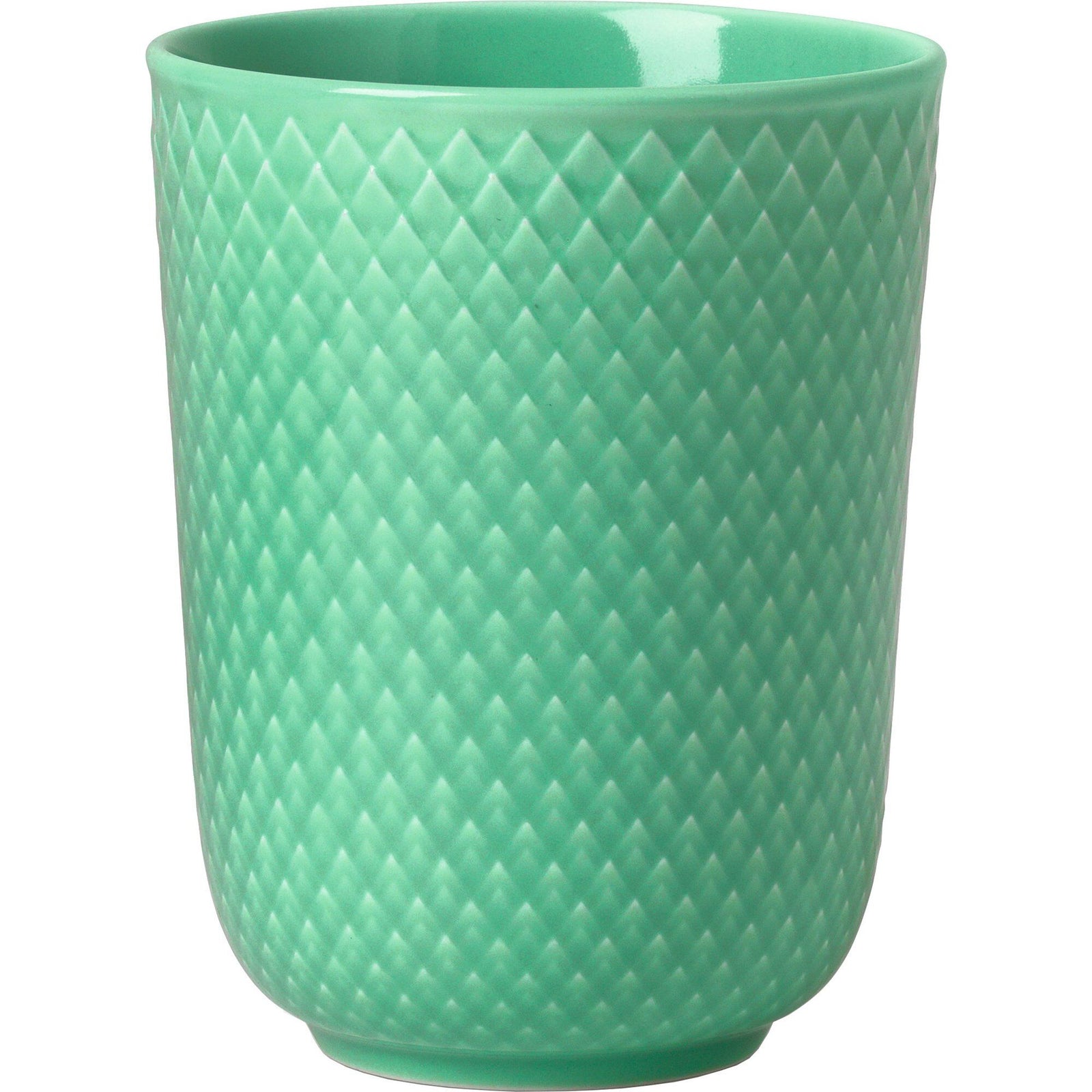 Lyngby porcelæn Lyngby porcelæn Rhombe Krus 33 cl Grøn ❤ billede i brug (Krus)
