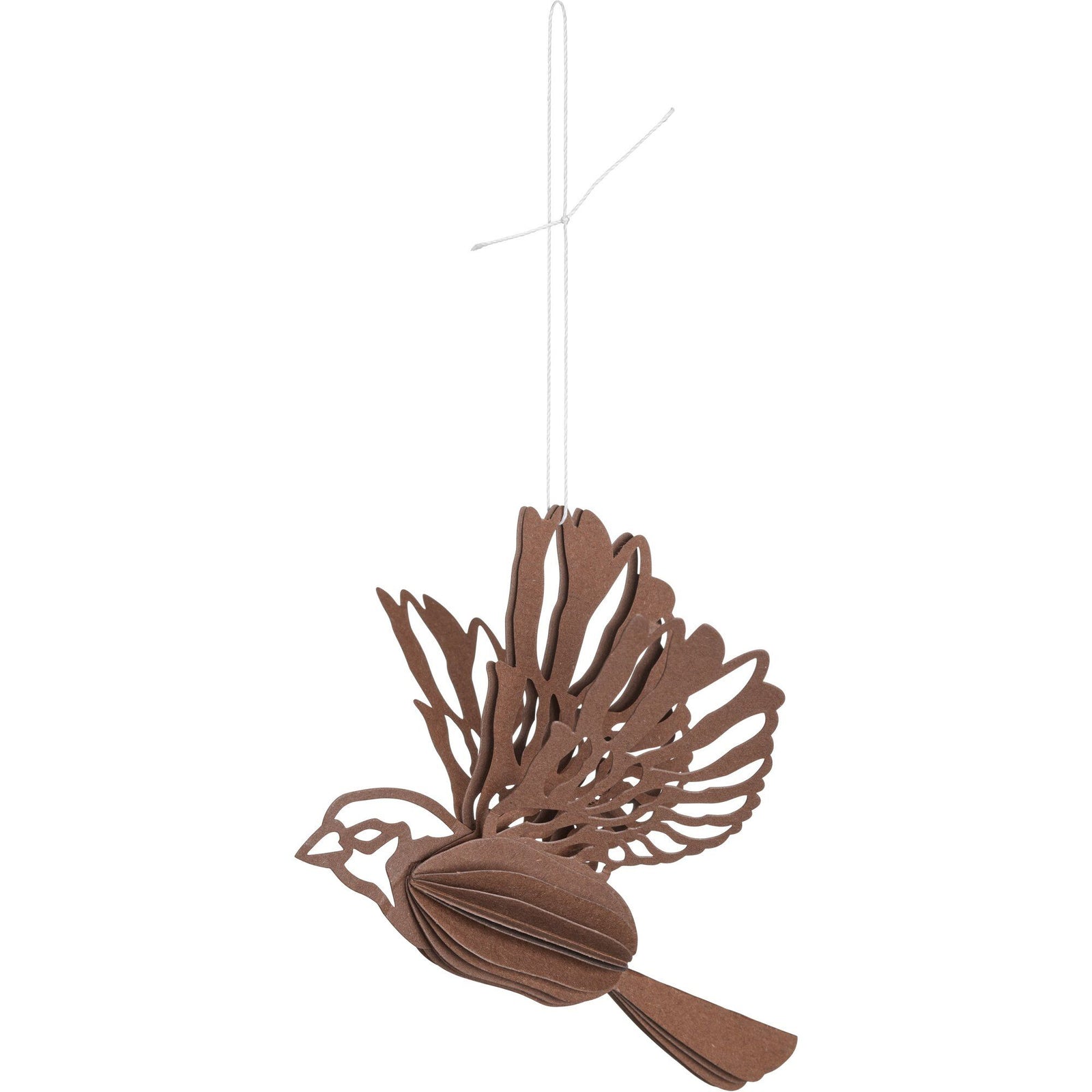 Cooee design Cooee design Paper Bird papirophæng 2-pak, coffee ❤ frontbillede (Juledekoration)