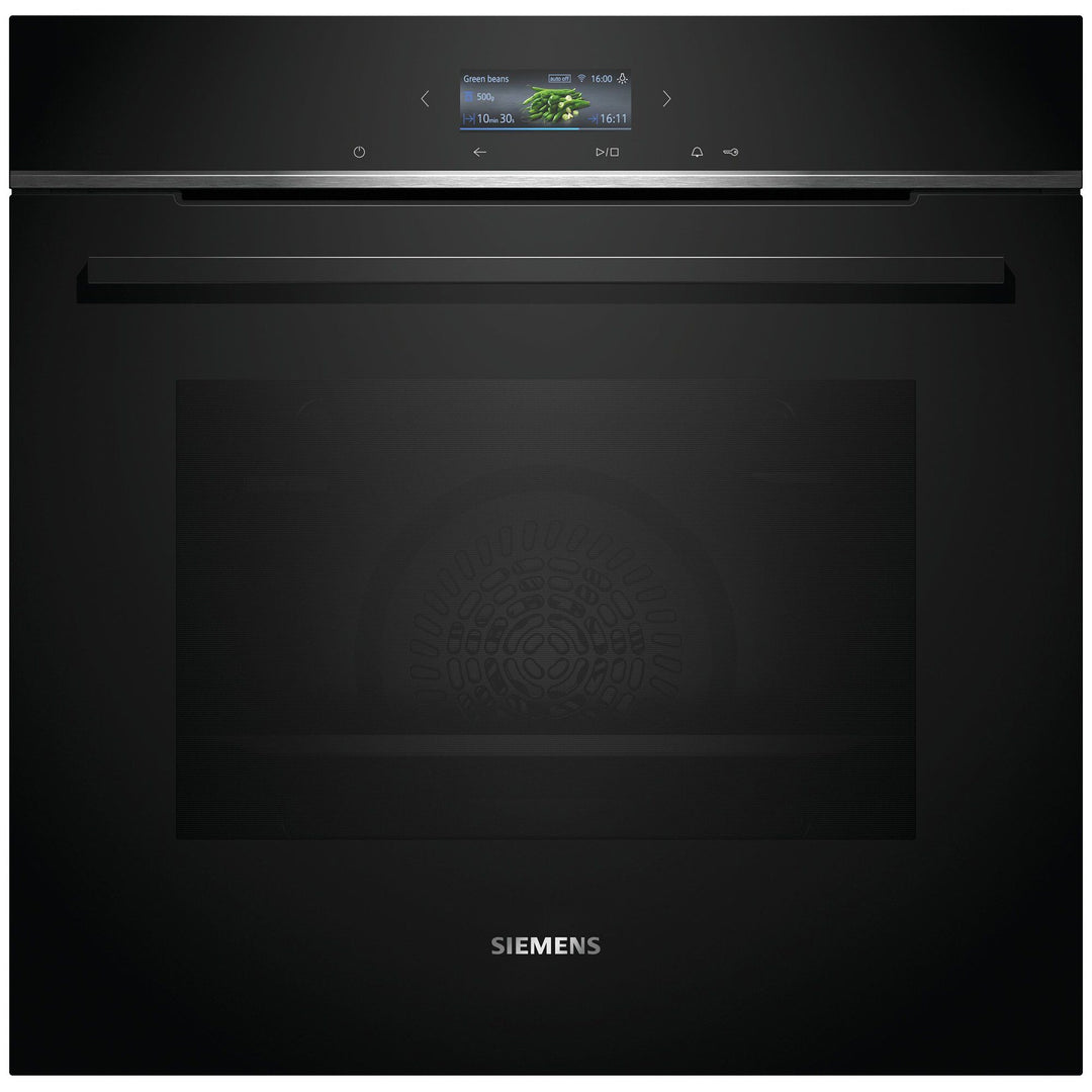 Siemens Siemens HB772A1B1 iQ700 indbygningsovn, sort – detaljebillede (Ovn)