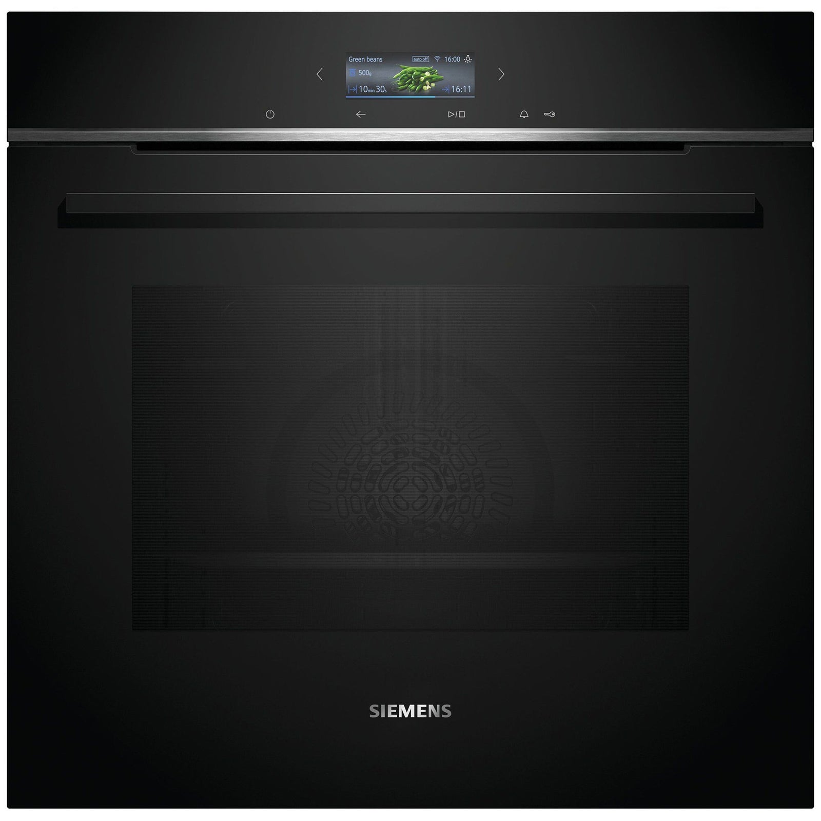 Siemens Siemens HB772A1B1 iQ700 indbygningsovn, sort – detaljebillede (Ovn)