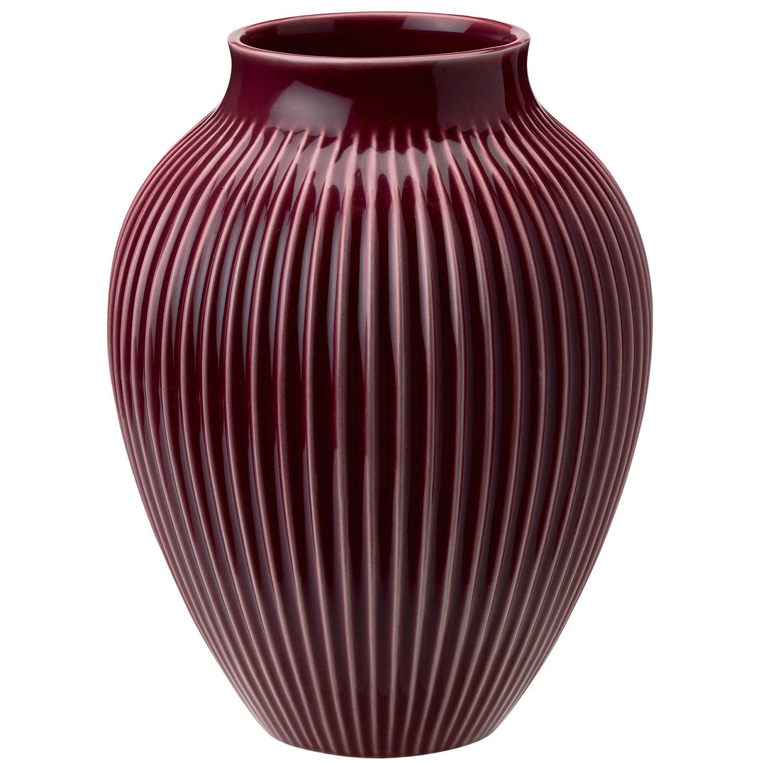 Knabstrup Knabstrup Vase 20 cm, ripple berry – produktfoto (Vase)