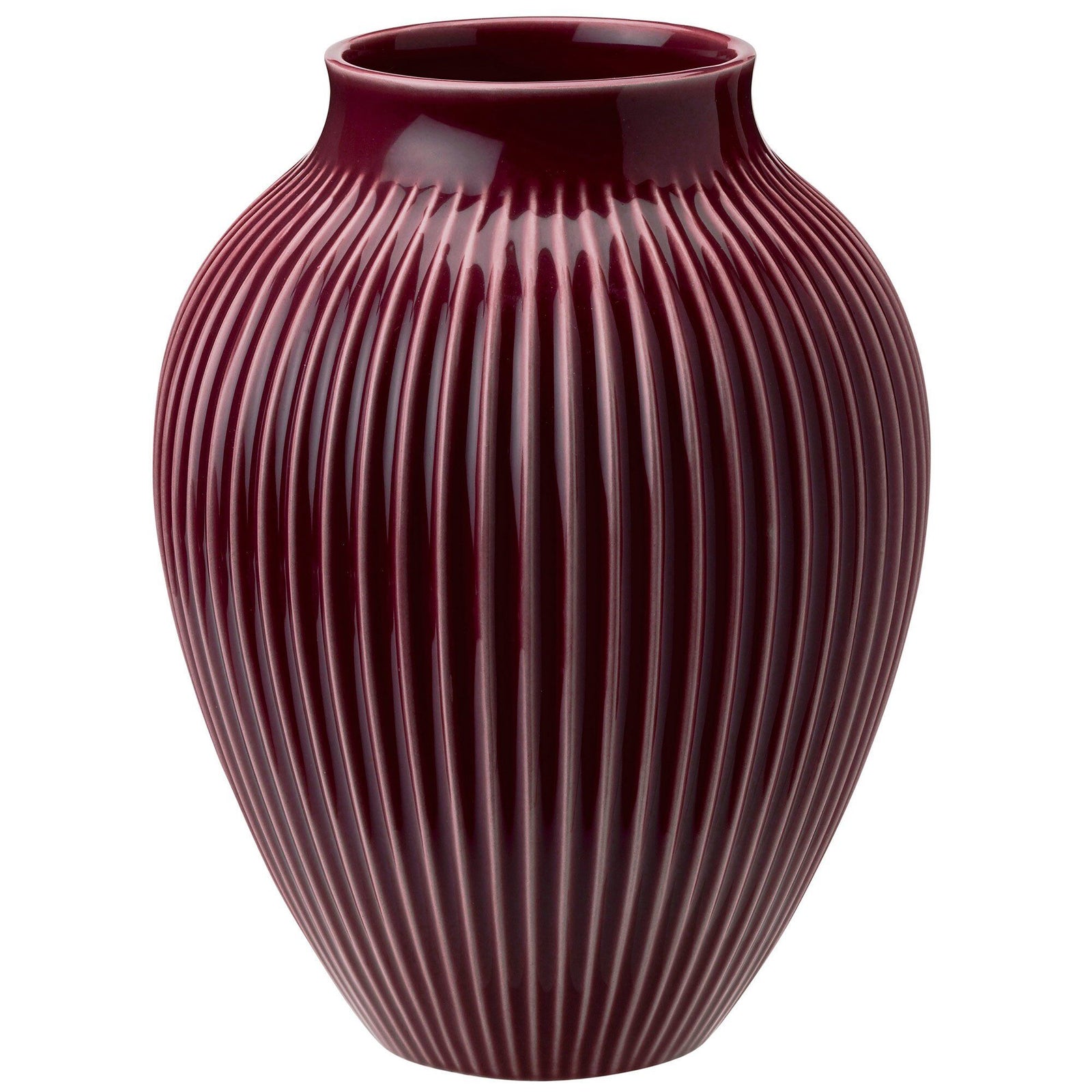 Knabstrup Knabstrup Vase 20 cm, ripple berry – produktfoto (Vase)