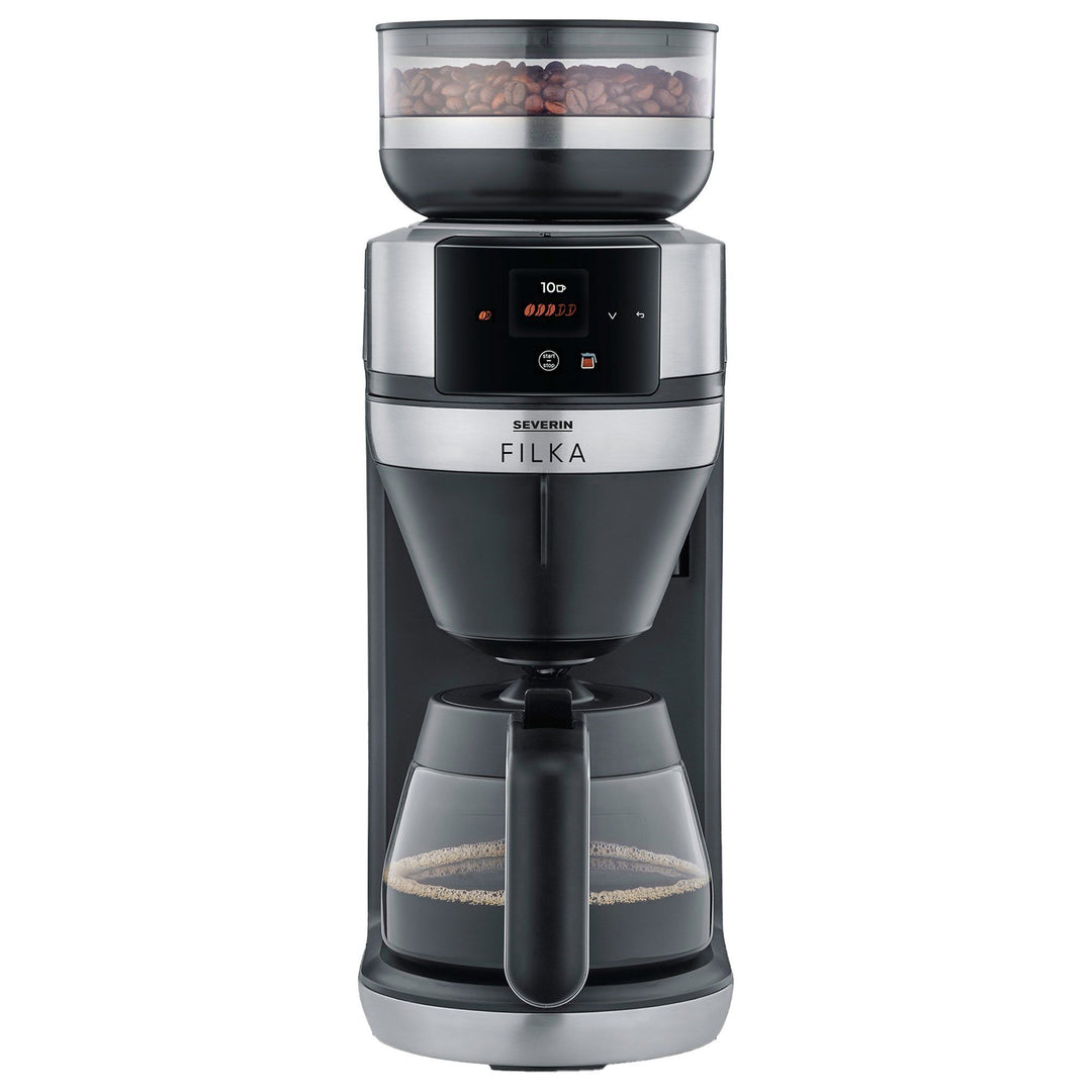 Severin Severin Filka Helautomatisk kaffemaskine m. glaskande ❤ produktbillede (Kaffemaskiner)