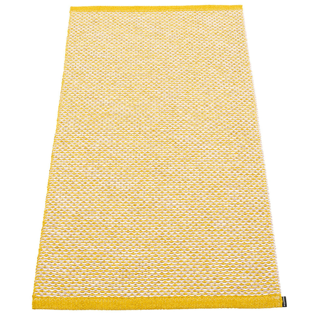Pappelina Pappelina Gulvtæppe Effi, 60 x 125 cm., mustard ❤ detaljebillede (Tæpper)
