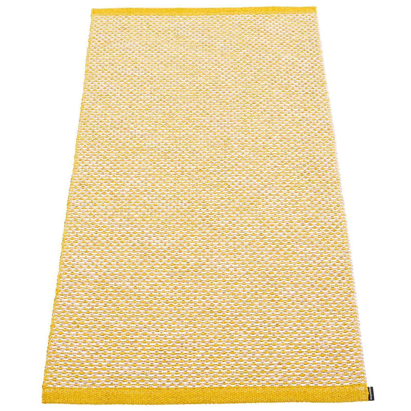 Pappelina Pappelina Gulvtæppe Effi, 60 x 125 cm., mustard ❤ detaljebillede (Tæpper)