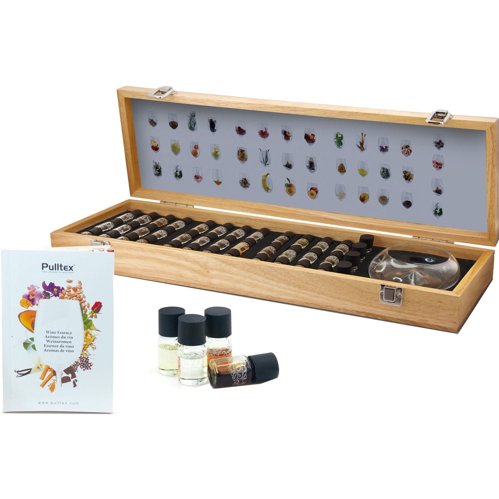 Pulltex Pulltex Duftsæt Deluxe til rød- og hvidvine, 40 dele – detaljebillede (Vinsæt)
