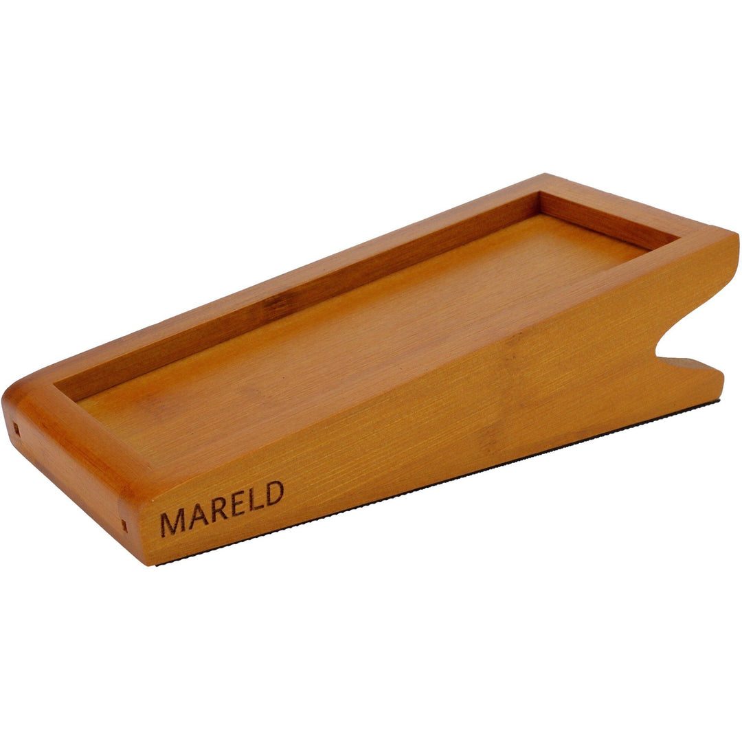 Mareld Mareld Slibestensholder, bambus, rødbrun – vinkelbillede (Slibesten)