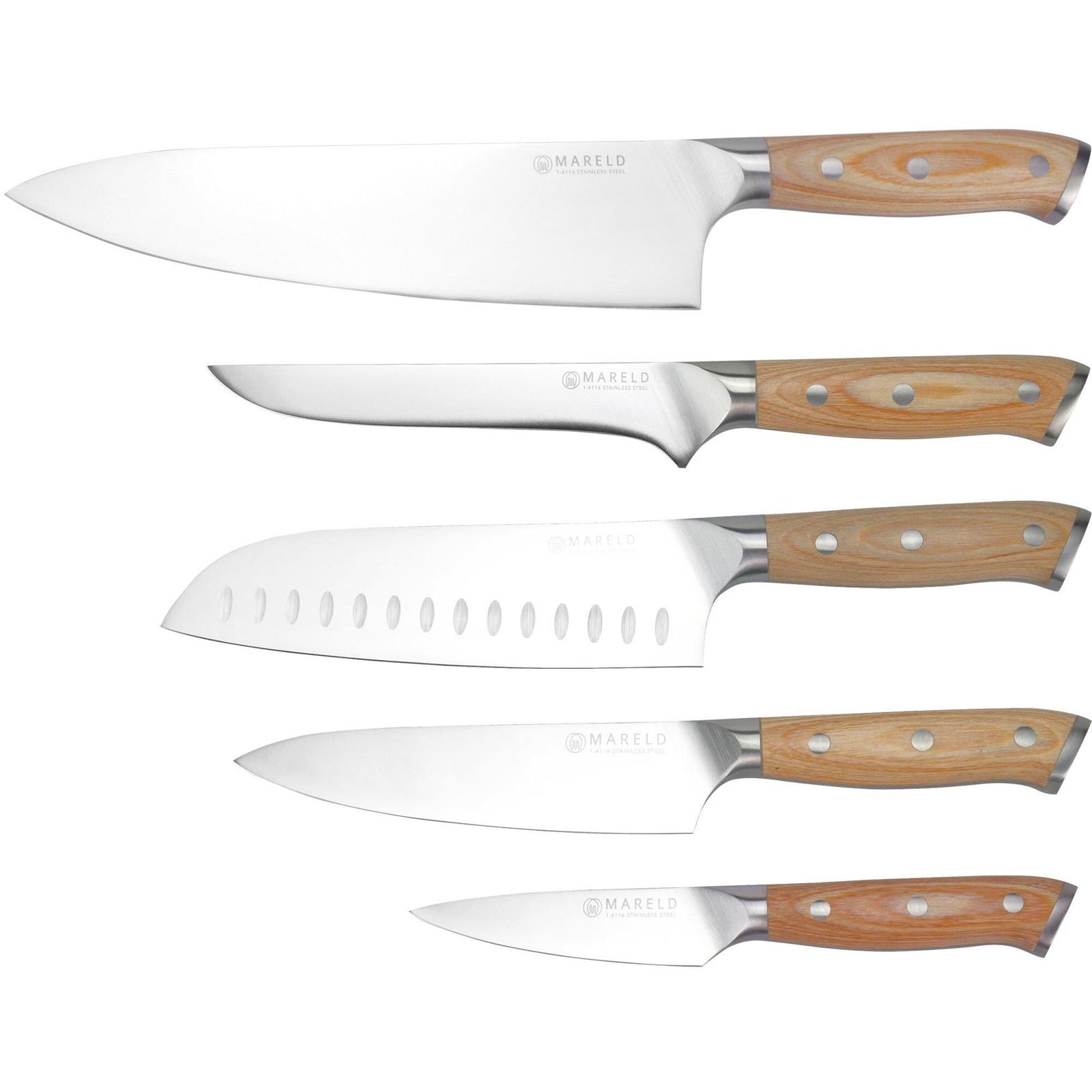 Mareld Mareld 5 dele, Knivsæt – produktbillede (Knivsæt)
