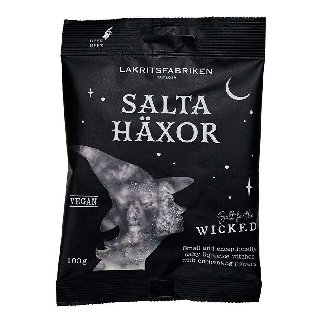 Lakritsfabriken Lakritsfabriken Salta häxor 100 g – vinkelbillede (Lakrids)