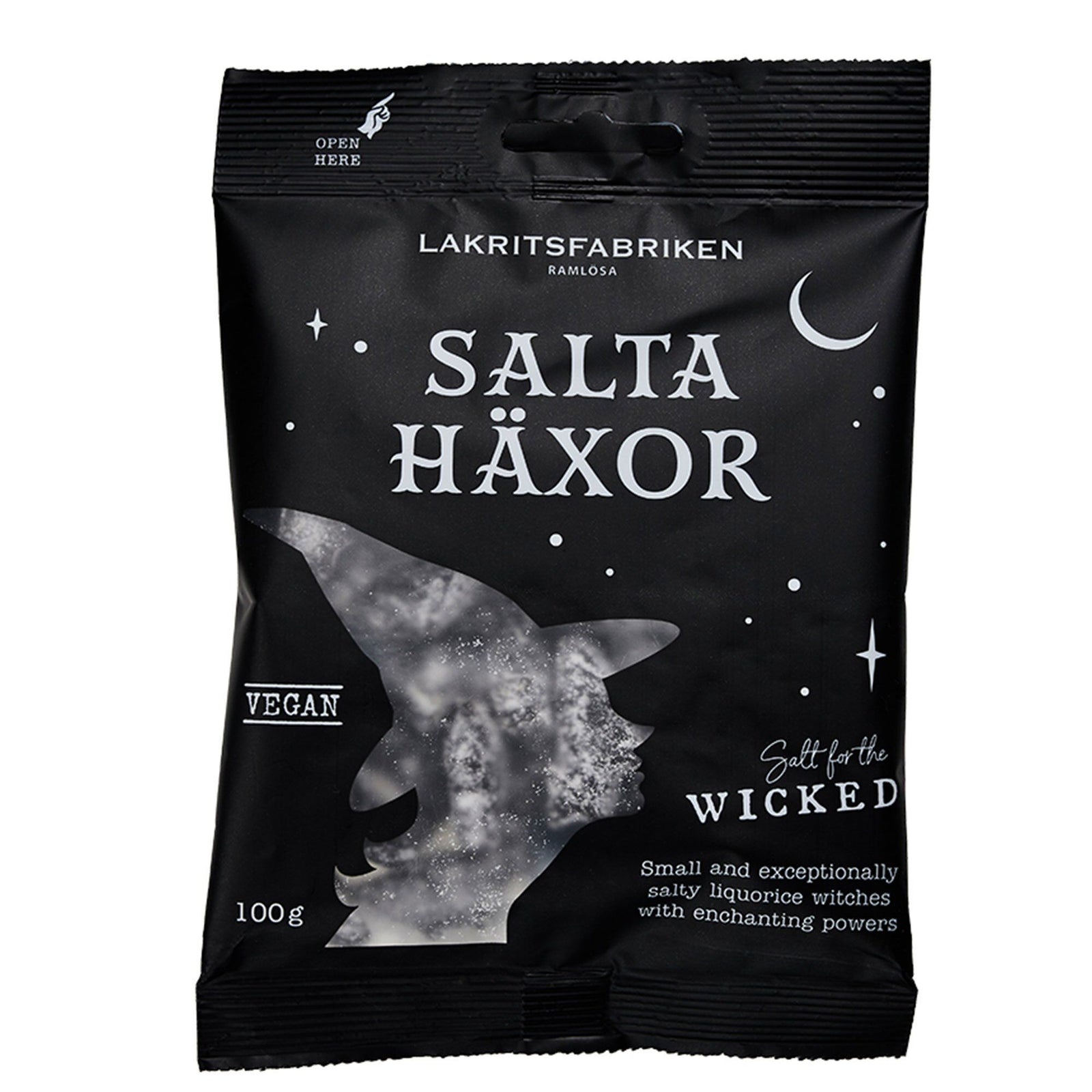 Lakritsfabriken Lakritsfabriken Salta häxor 100 g – vinkelbillede (Lakrids)