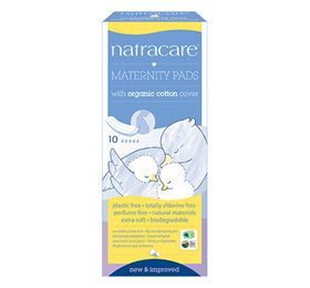 Detaljeret produktbillede af Natracare new mother efterfødselsbind 10 stk. på tilbud