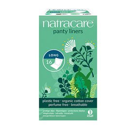 Detaljeret produktbillede af Natracare trusseindlæg LONG panty liner 16 stk. på tilbud