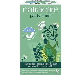 Detaljeret produktbillede af Natracare trusseindlæg MINI panty liners 30 stk på tilbud