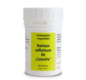 Se Camette Natrium sulf. D6 Cellesalt 10 - 200 tbl. DATOVARE BEDST FØR 10/2023 ❤ Kæmpe udvalg i Blandet ❤ Hurtig levering: 1 - 2 Hverdage samt billig fragt - Varenummer: HG-26264 og barcode / Ean: '9120016849026 på lager - Udsalg på Sundhed Spar op til 67% - Over 454 kendte mærker på udsalg