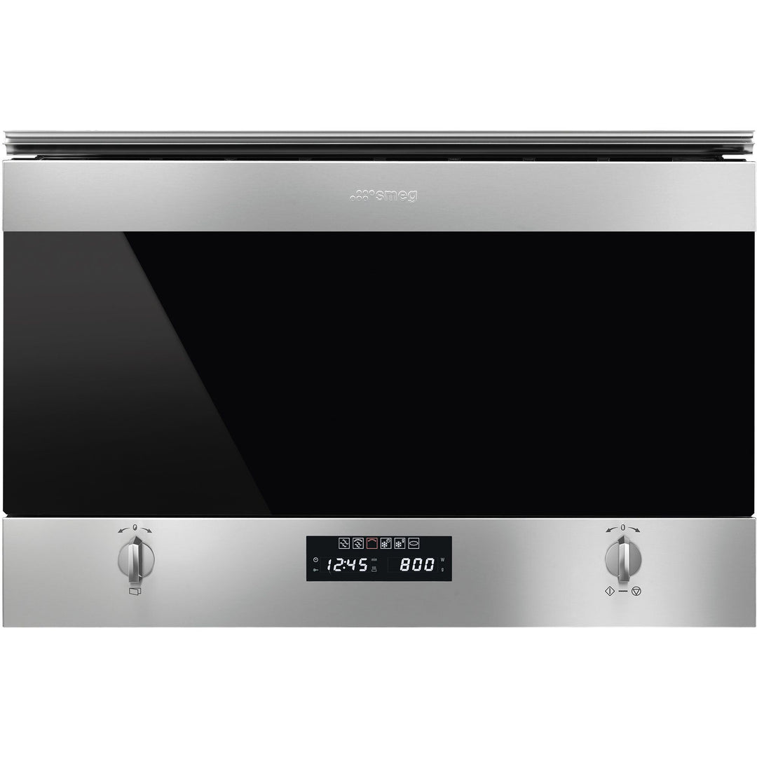 Smeg Smeg Classic Mikrobølgeovn i Rustfrit Stål ❤ detaljebillede i kategorien Mikrobølgeovne