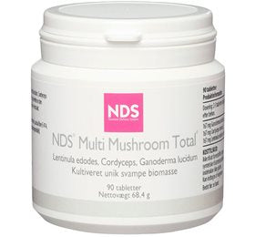 Detaljeret produktbillede af NDS Multi Mushroom Total 90 tab. på tilbud
