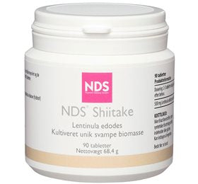 Detaljeret produktbillede af NDS Shiitake 90 tab. på tilbud
