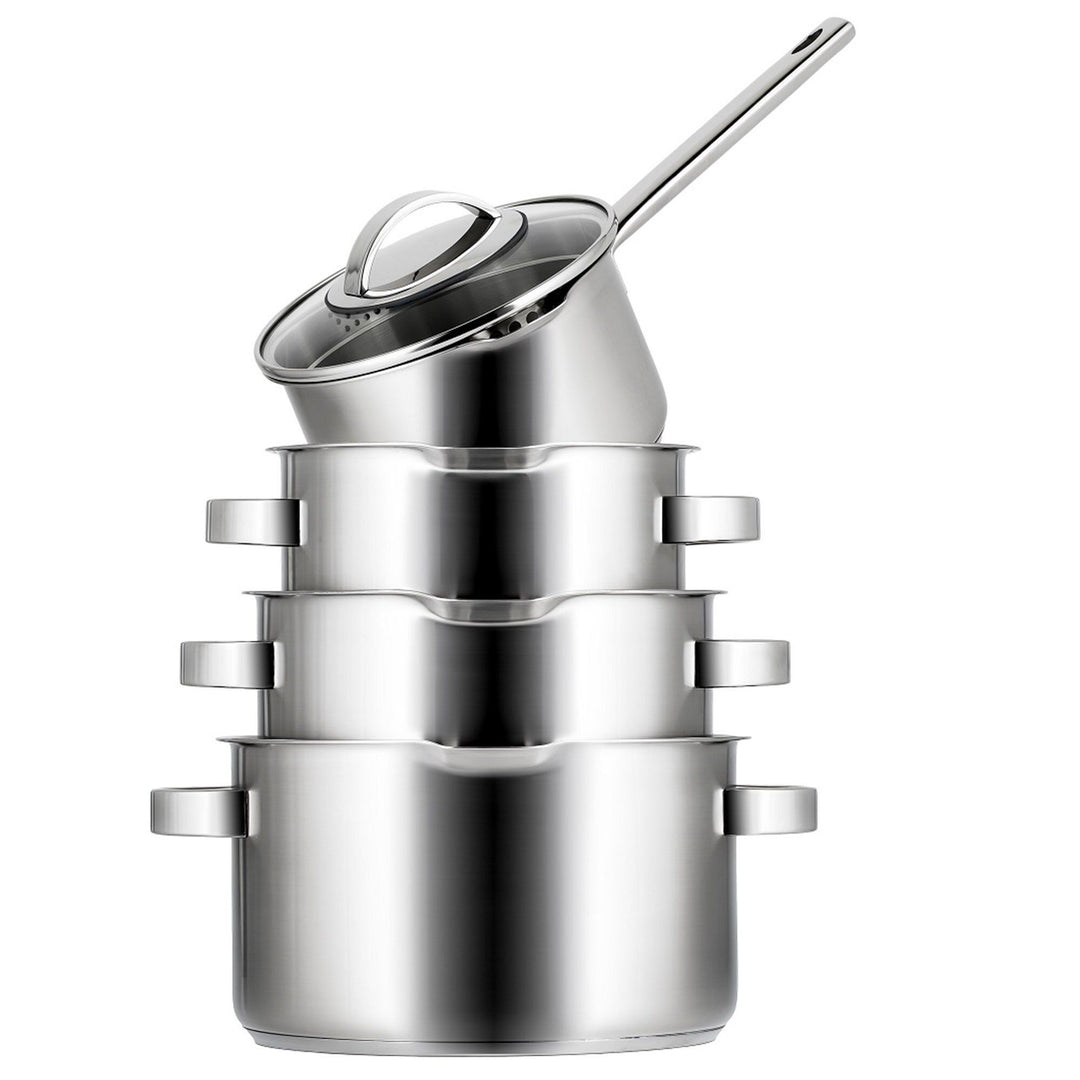 Sola Sola Pearl grydesæt 4 dele med låg – produktvisning (Grydesæt & Kasseroller)