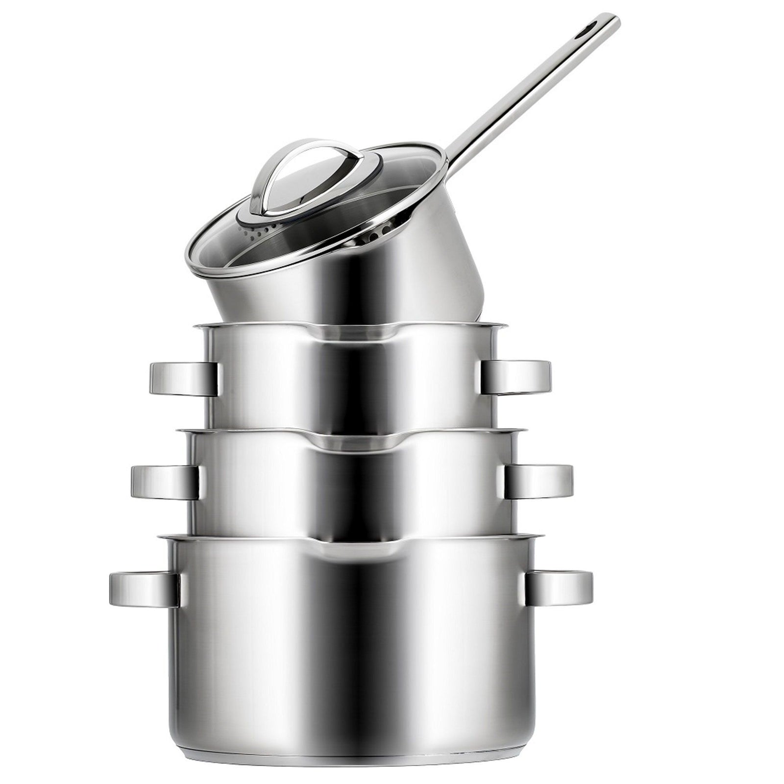 Sola Sola Pearl grydesæt 4 dele med låg – produktvisning (Grydesæt & Kasseroller)